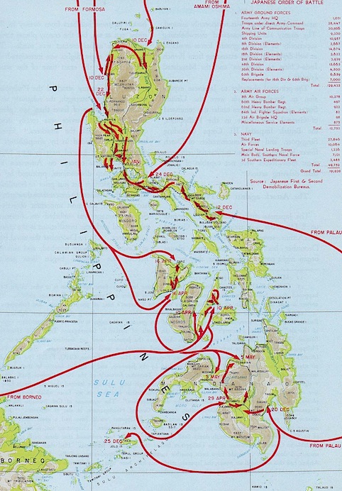 p_002 PLATE NO. 2 The Japanese Invasion of the Philippines and the Forces Employed.jpg