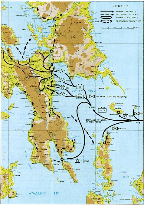 p_054 PLATE NO. 54 Plan of the Leyte Operation.jpg