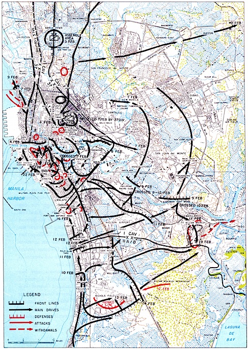 p_078 PLATE NO. 78 The Battle of Manila, 3 February-3 March 1945.jpg