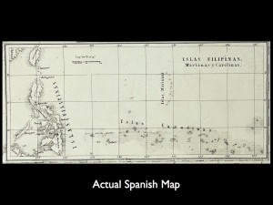 Actual Spanish Map