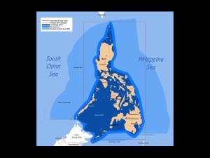 Philippines with various demarcations