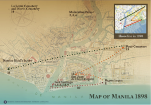 PHOTO- map of Manila